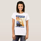 Rosie Riveter volledig T-shirt (Voorkant volledig)