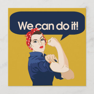 Rosie Riveter, we kunnen het Kaart