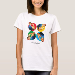 ROSIE RIVETER-werkwoorden T-shirt