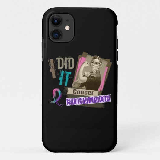 Rosie Sepia I deed het Thyroid Cancer Case-Mate iPhone Case (Achterkant)