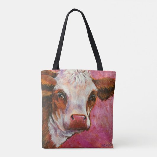 Rosie the Comfort Cow Bag Tote Bag (Achterkant)