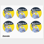 Rosie the Medical Professional Ronde Sticker (Vel)