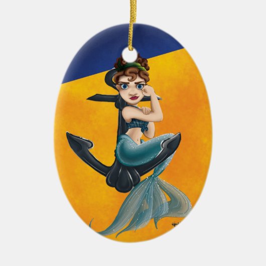 Rosie the Mermaid Ornament (Voorkant)