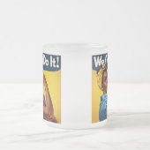 Rosie the Riveter African American Lady Matglas Koffiemok (Center)