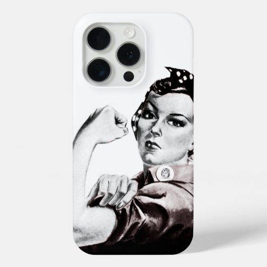 Rosie the Riveter Case-Mate iPhone Hoes (Achterkant)