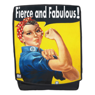 Rosie The Riveter Fel en Fantastisch Trendy Rugtassen