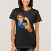 Rosie The Riveter  Feminisme T-Shirt (Voorkant)