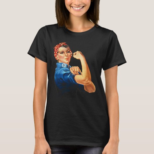 Rosie the Riveter  Feminisme T-Shirt (Voorkant)