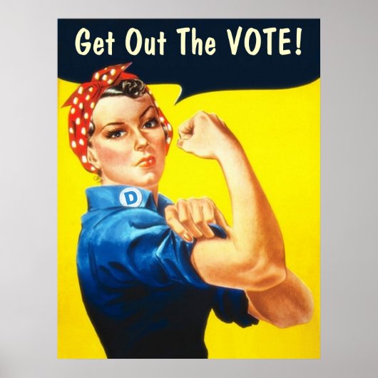 Rosie the Riveter GOTV poster (Voorkant)