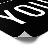 Rosie-the-Riveter Graphic Line Art  Poster (Hoek)