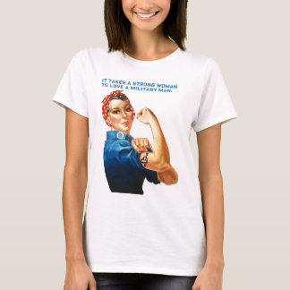 ROSIE THE RIVETER - "Het vergt een sterke vrouw" T-shirt