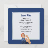 Rosie the Riveter Invitation (Achterkant)