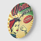 Rosie The Riveter Large Clock Grote Klok (Hoek)