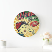 Rosie The Riveter Large Clock Grote Klok (Huis)