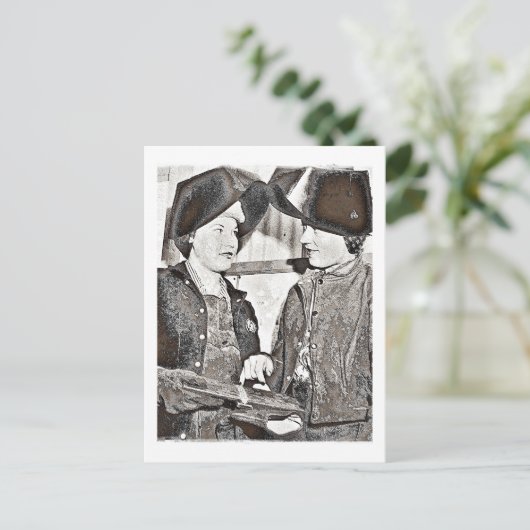 Rosie the Riveter Pals Briefkaart (Staand voorkant)