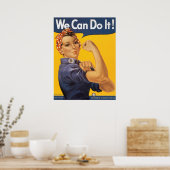 Rosie the Riveter Poster (Keuken)