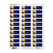 Rosie The Riveter Retouradreslabel Etiket (Full Sheet)