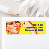  Rosie The Riveter Retouradreslabels Etiket (Insitu)