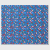 rosie the riveter rockabilly grillig cadeaupapier (Vlak)