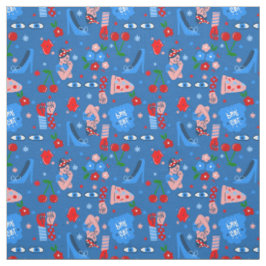 rosie the riveter rockabilly speels stof
