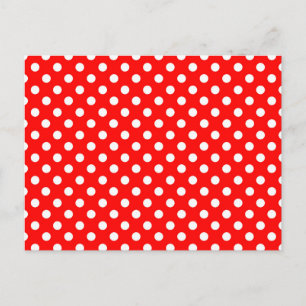 Rosie The Riveter Style Mode Polka Dots Briefkaart