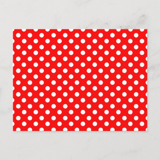 Rosie The Riveter Style Mode Polka Dots Briefkaart (Voorkant)