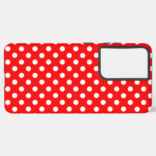 Rosie The Riveter Style Polka Dots Samsung Galaxy Hoesje (Linkerkant)