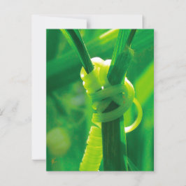 Rosie the Riveter Sweet Pea Vine Encouragement Briefkaart