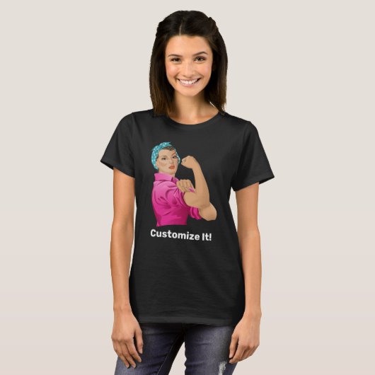 Rosie the Riveter T-Shirt (Voorkant volledig)