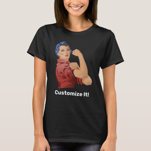 Rosie the Riveter T-Shirt (Voorkant)