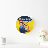 Rosie the Riveter - "We Can Do It" Ronde Klok (Huis)