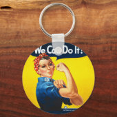 Rosie the Riveter - "We Can Do It" Sleutelhanger (Voorkant)