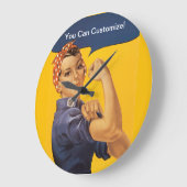 Rosie the Riveter We Can Do It! Your Text Here Grote Klok (Hoek)