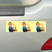 Rosie The Riveter WII Poster Bumpersticker (Op auto)