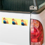 Rosie The Riveter WII Poster Bumpersticker (Op Truck)