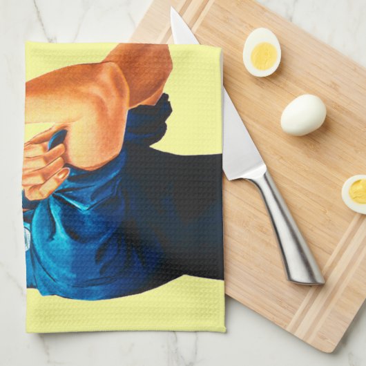 Rosie The Riveter WII Poster Theedoek (Quarter Fold)