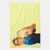 Rosie The Riveter WII Poster Theedoek (Verticaal)