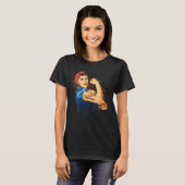 Rosie The Riveter - Woman Teacher T shirt (Voorkant volledig)