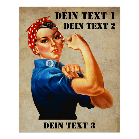 Rosie the Riveter - Yes We Can Perfect Poster (Voorkant)