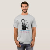 Rosie vecht voor gendergelijkheid t-shirt (Voorkant volledig)