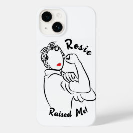 Rosie verhoogd decennium - Canvas Print Case-Mate iPhone 14 Hoesje