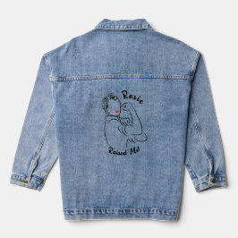 Rosie verhoogd decennium - Canvas Print Denim Jacket