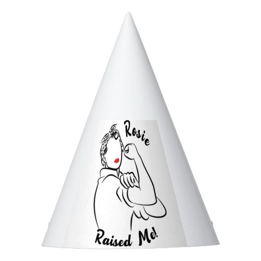 Rosie verhoogd decennium - Canvas Print Feesthoedjes (Voorkant)