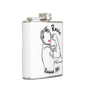 Rosie verhoogd decennium - Canvas Print Heupfles (Rechts)