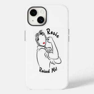 Rosie verhoogd decennium - Canvas Print iPhone 14 Hoesje