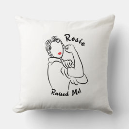 Rosie verhoogd decennium - Canvas Print Kussen