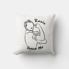 Rosie verhoogd decennium - Canvas Print Kussen