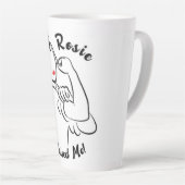 Rosie verhoogd decennium - Canvas Print Latte Mok (Rechterhoek)