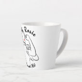 Rosie verhoogd decennium - Canvas Print Latte Mok (Rechterhoek)