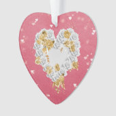 Rosie's Roos Heart Ornament (voorkant)